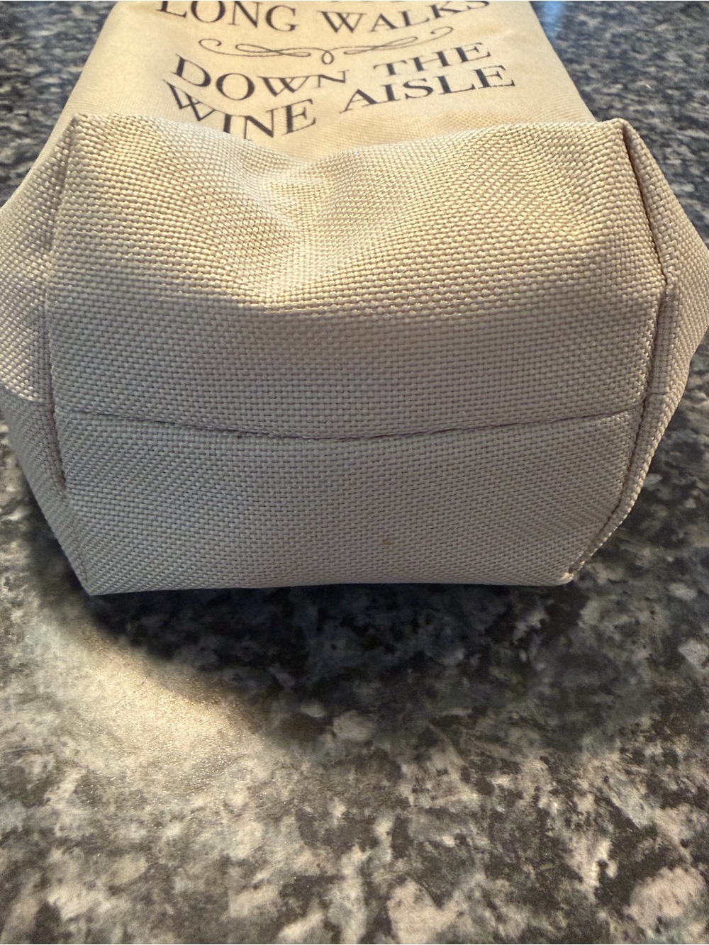 Beige Wine Tote Bag - Picture 3 of 4